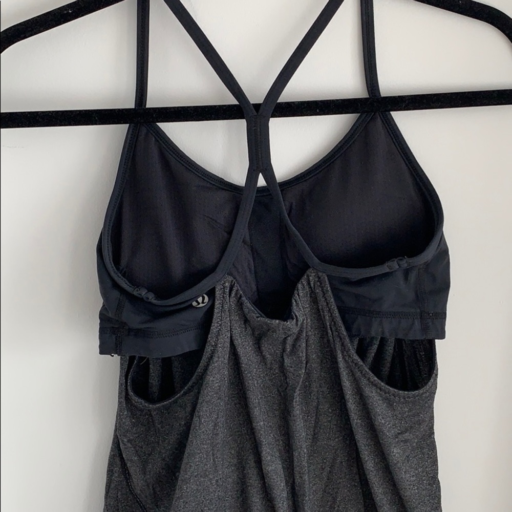 Lululemon Grey Racerback Tank - Picture 4 of 5